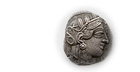 Obverse of an Athenian tetradrachm from
the second half of the fifth century BC
