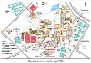 Macquarie University Campus Map